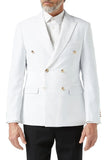 Men Double Breasted Suit Wedding Suit Party Wear White Suit DaVanchy 