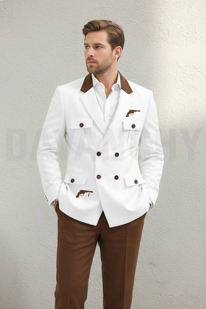 Proms and dinner wear premium two piece suit-Front