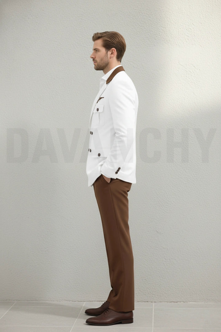 Wedding and Party Wear Premium Two Piece Suit-Side