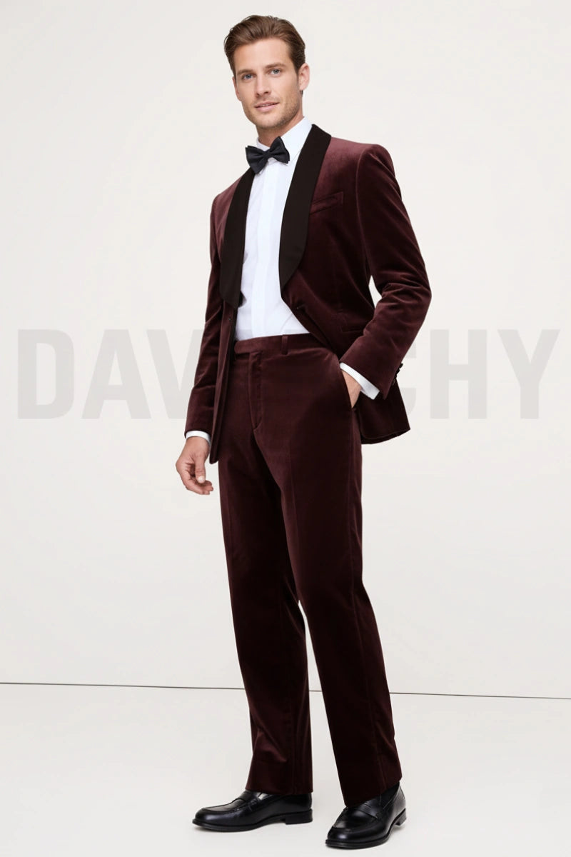 Groom Wear Two Piece Tuxedo Suit-Front