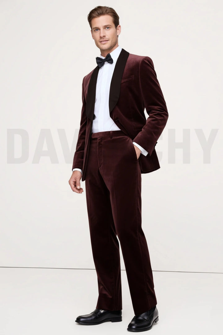 Groom Wear Two Piece Tuxedo Suit-Front