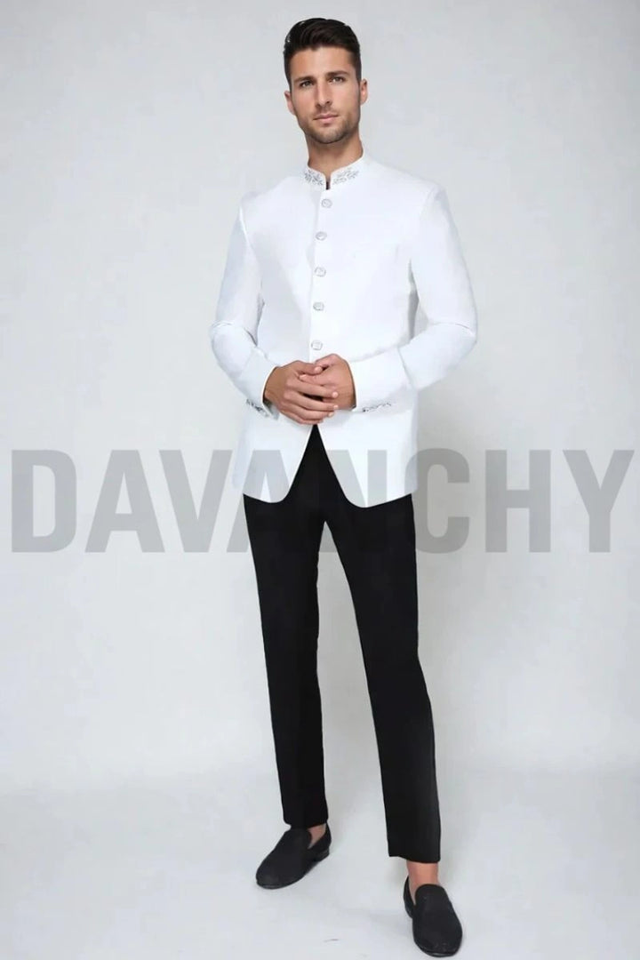 Men two-piece jodhpuri suit-Front