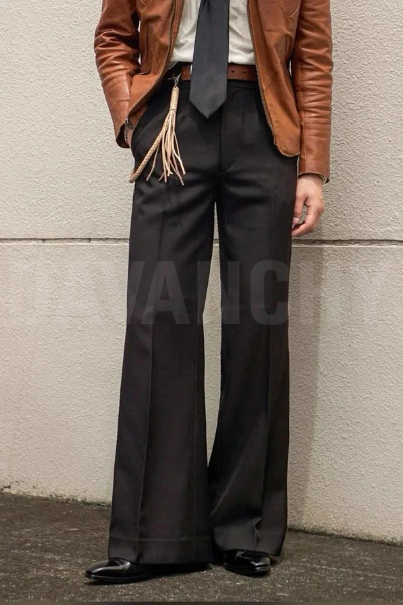 Men Stylish Bootcut Pant-Front