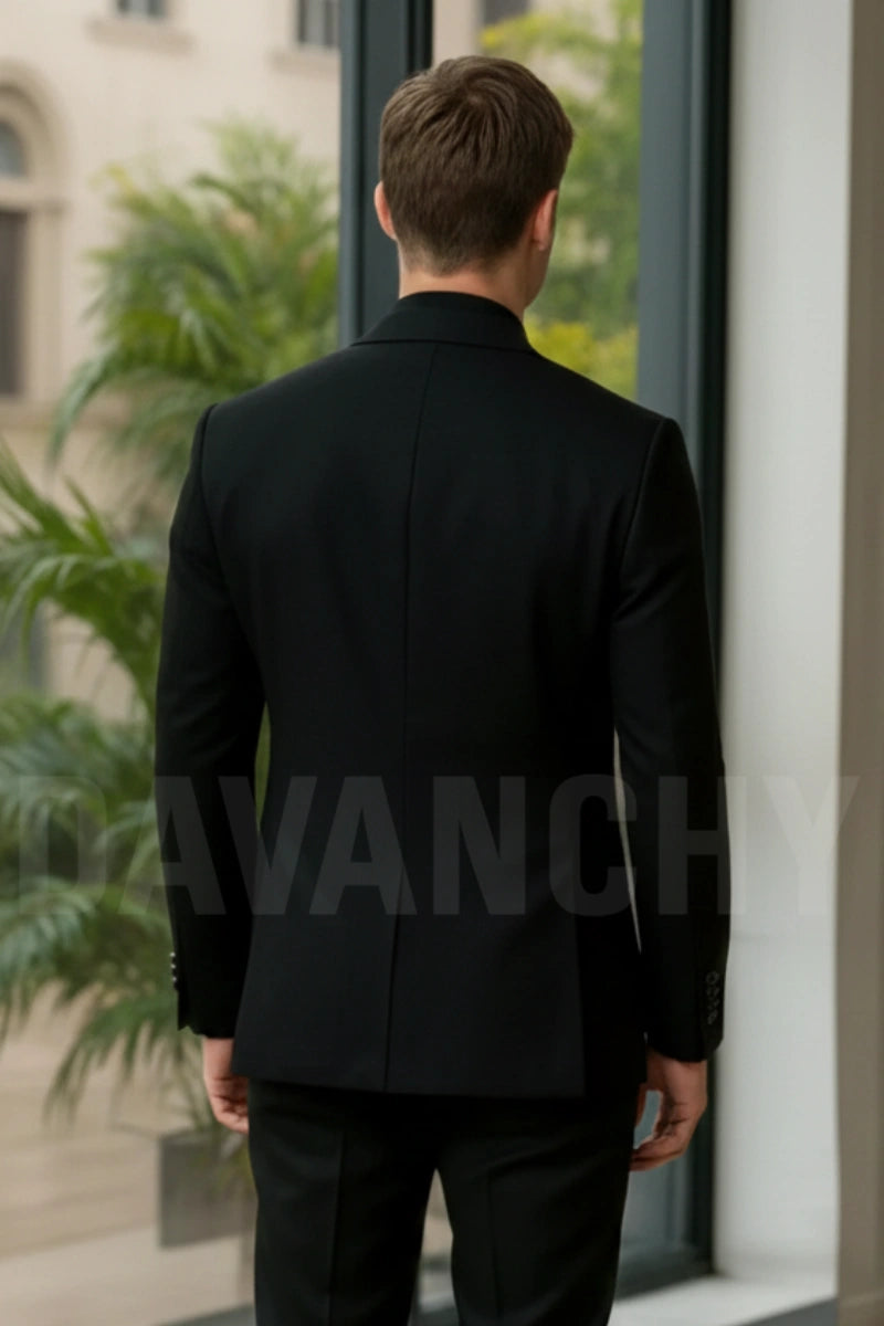 Men Dinner and Party Wear Blazer-Back
