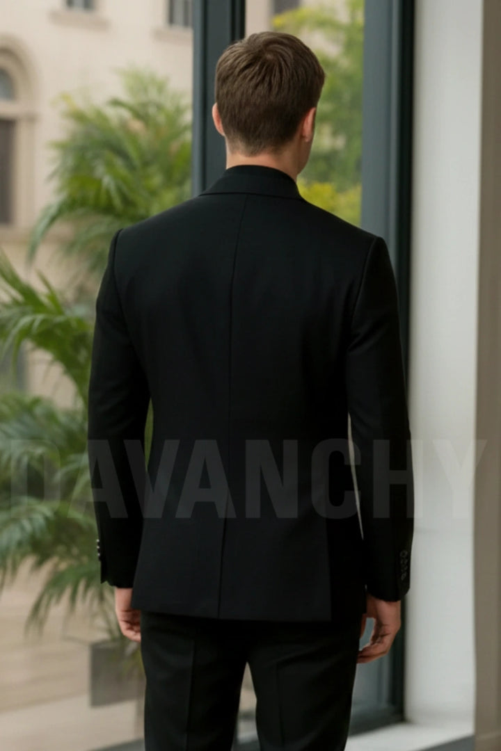 Men Dinner and Party Wear Blazer-Back