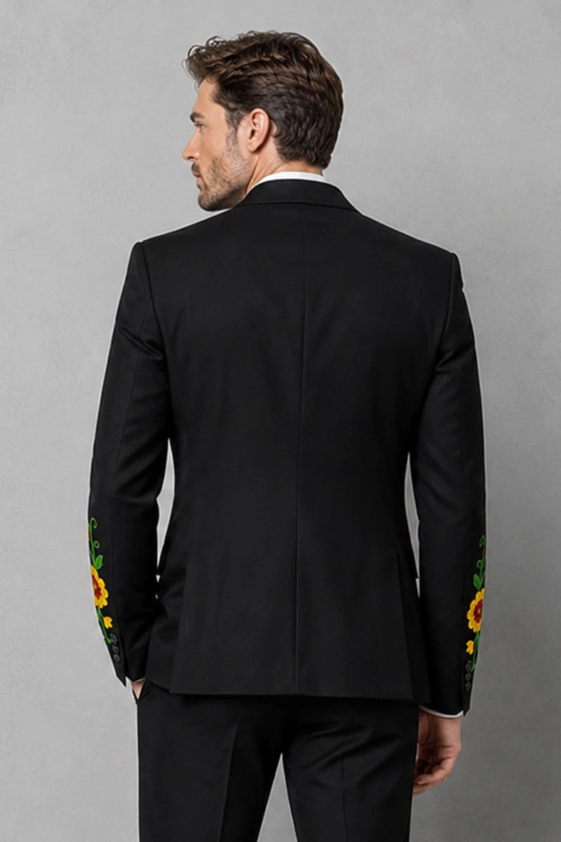 Men Dinner and Party Wear Blazer-Back