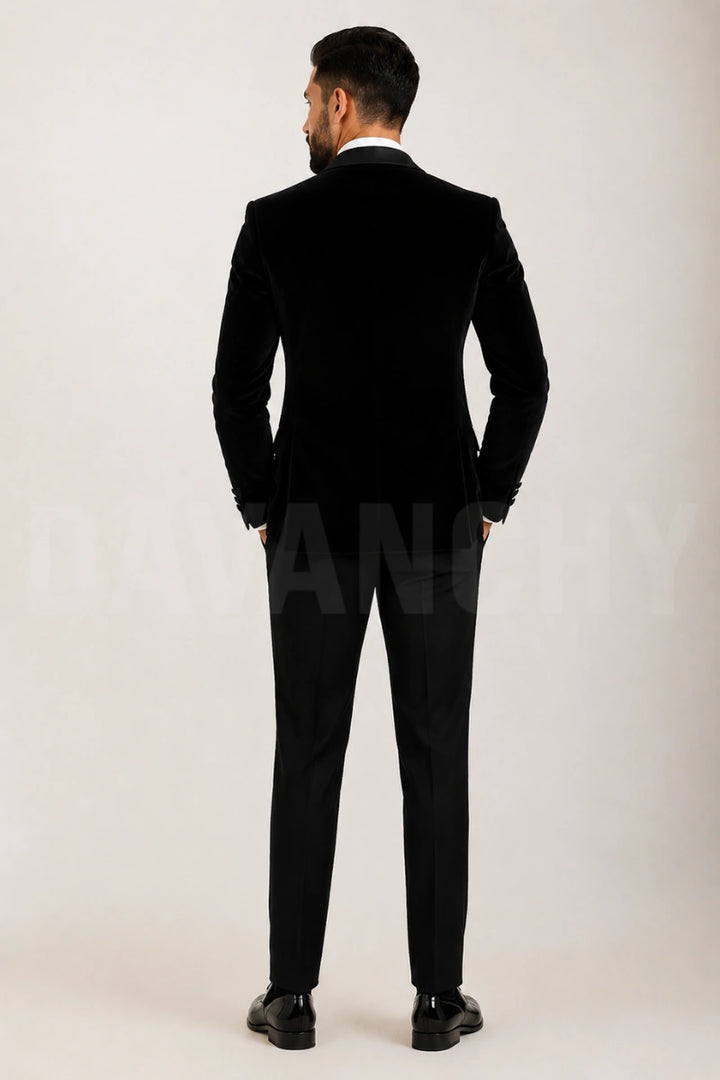 Wedding Cocktail Proms Party Wear Suit-Back