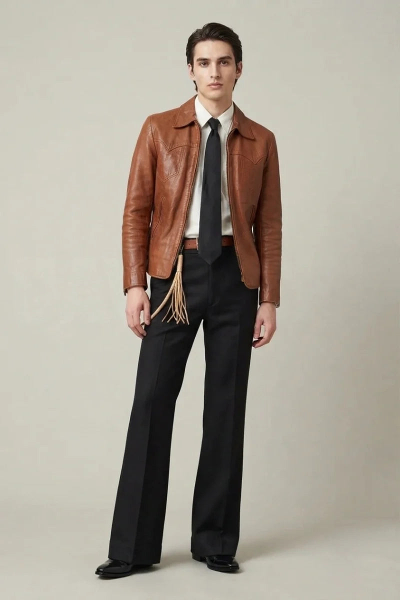 Classic Bootcut Pant for Men-Full Front