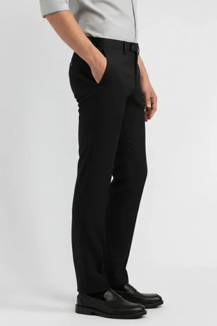 Black Tailored Dress Pants For Men&