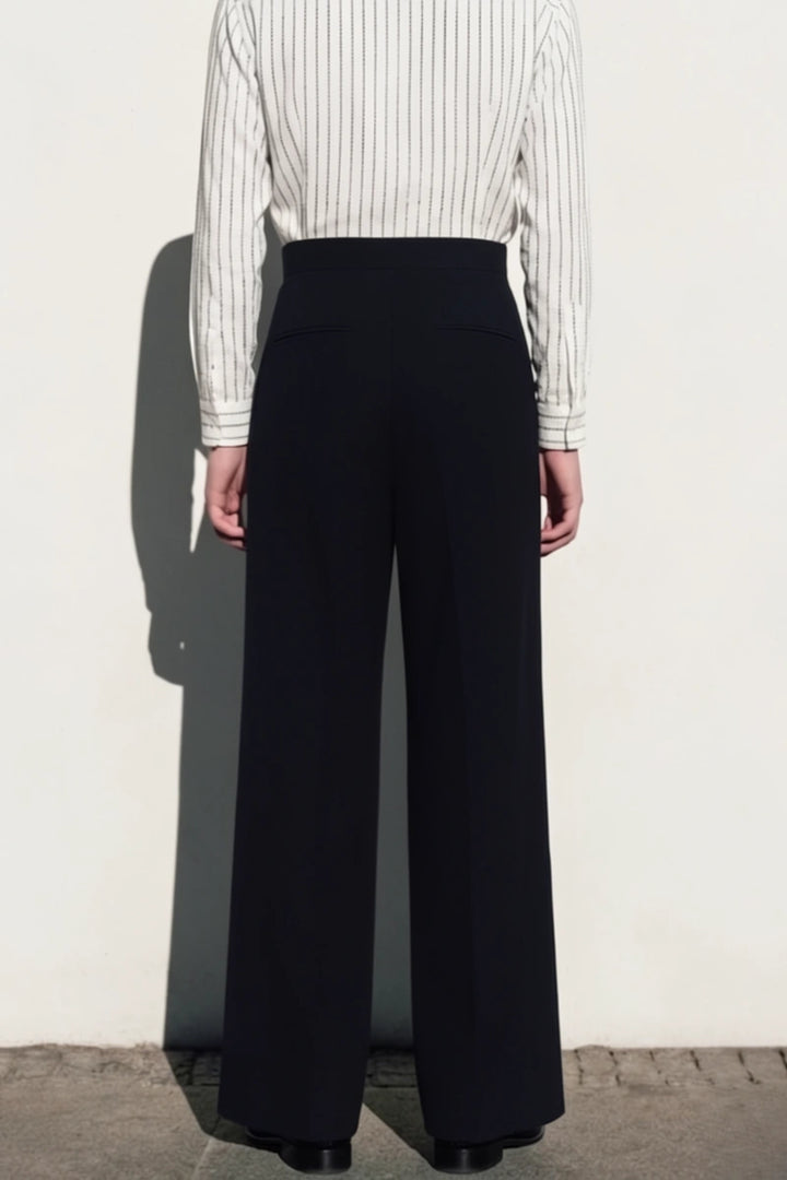 Black Wedding Wear Trouser For Men&