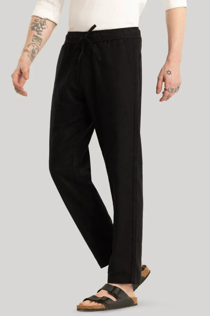 Linen Realxed Fit Pants For Men&