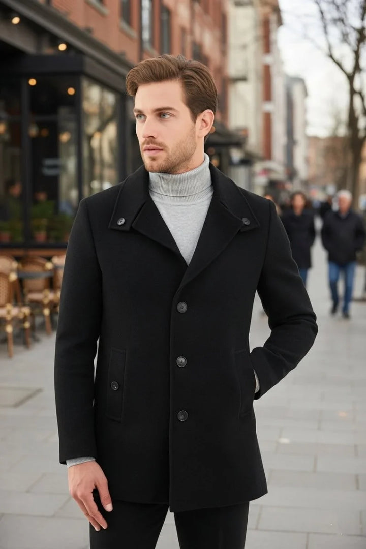 Men winter wear tweed jacket