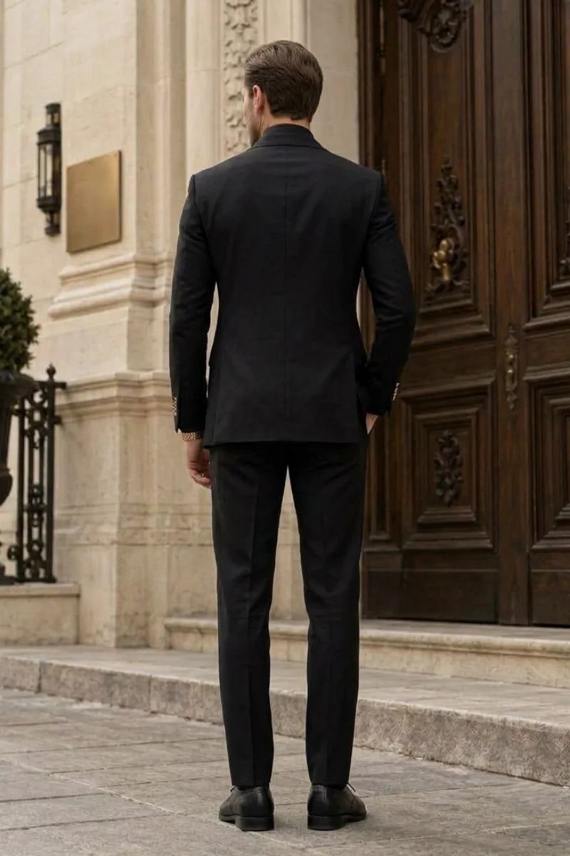 Night Party Wear Suit For Men-Back