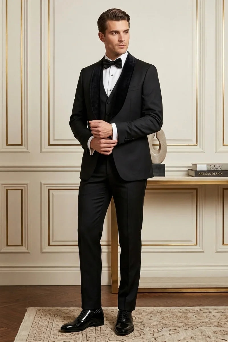 Black Stylish  Groom&