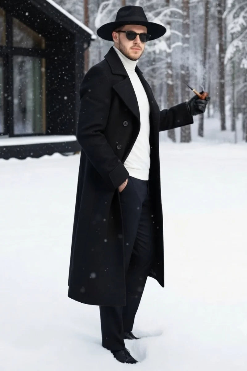 Winter Style Long Coat For Men