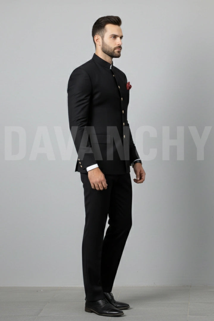 Men Traditional Stylish Suit-Side