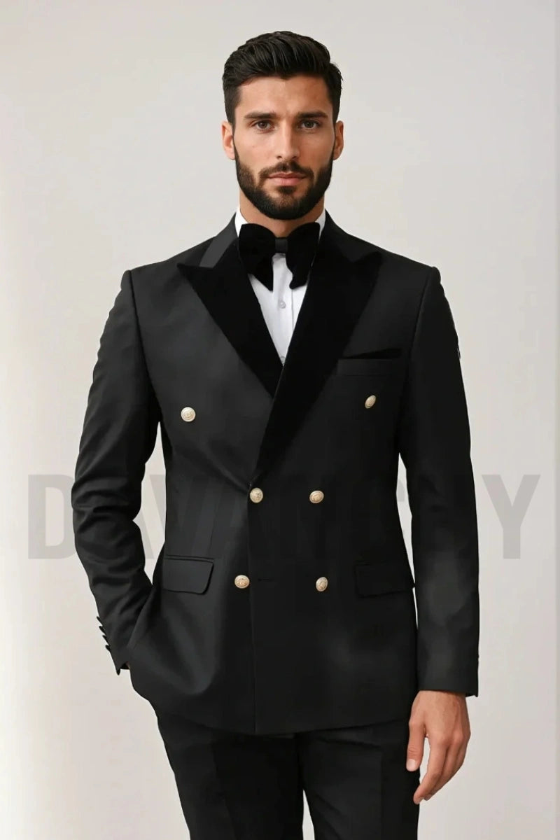 Men’s two piece formal suit-Front