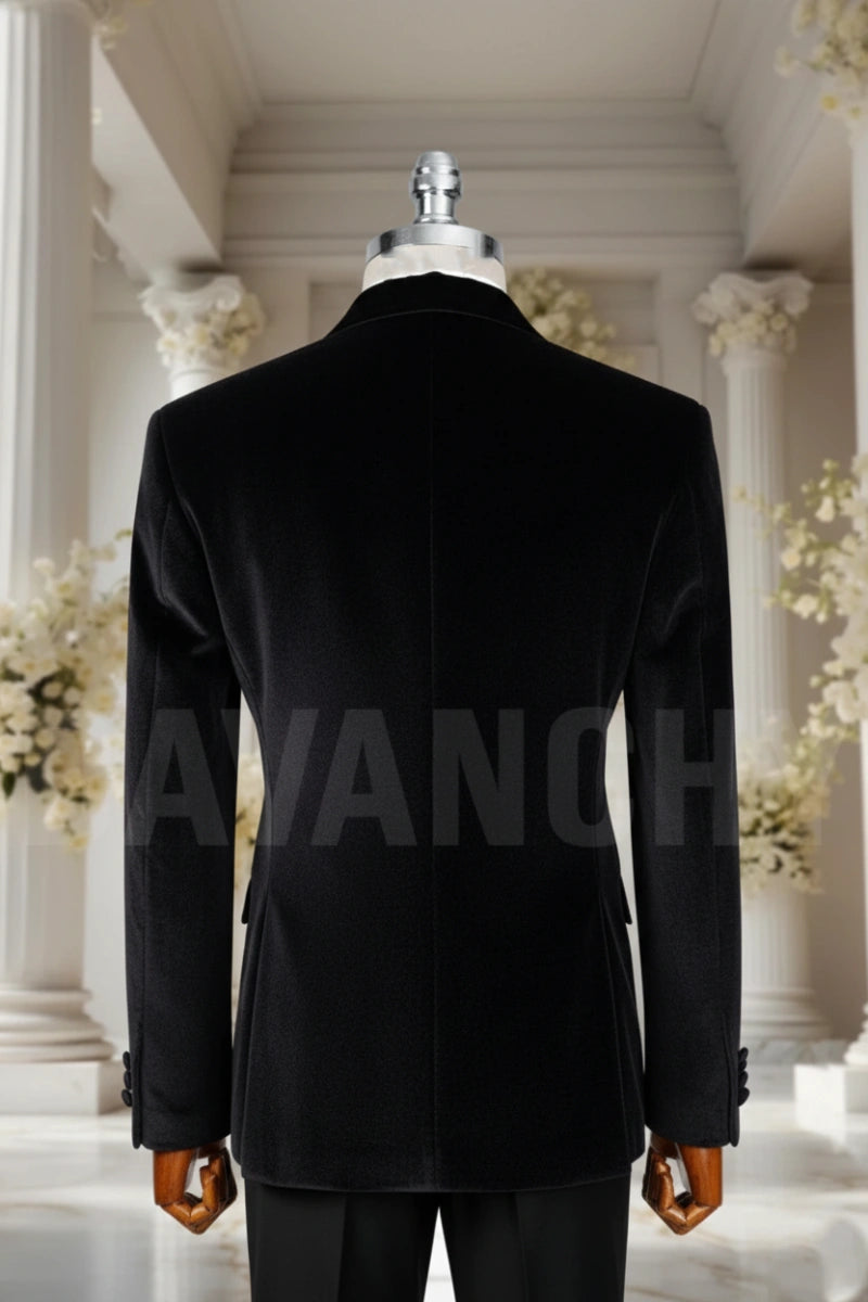Formal and Party Wear Premium Tuxedo Blazer-Back