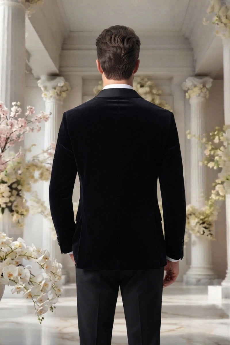 Formal and Party Wear Premium Tuxedo Blazer-Back