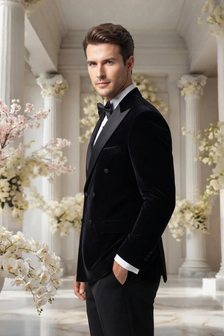  Black Velvet Blazer-side