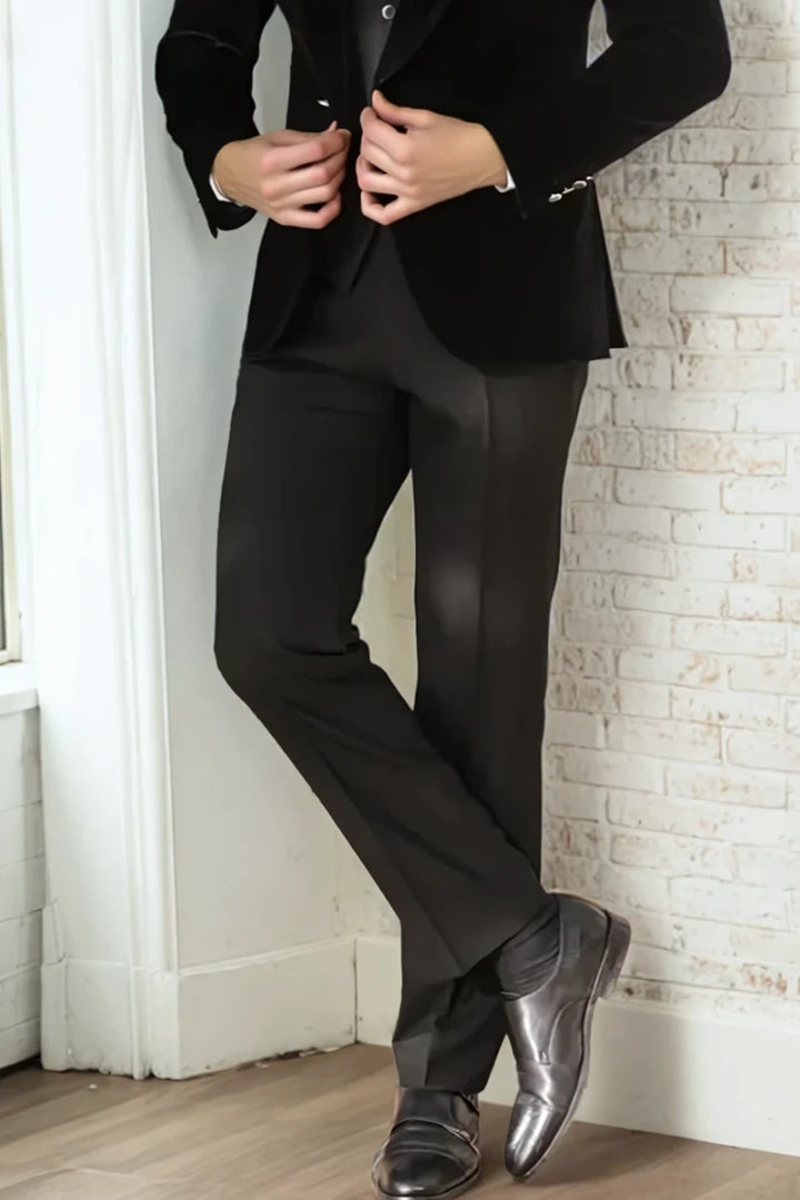 Men formal three piece suit-Side