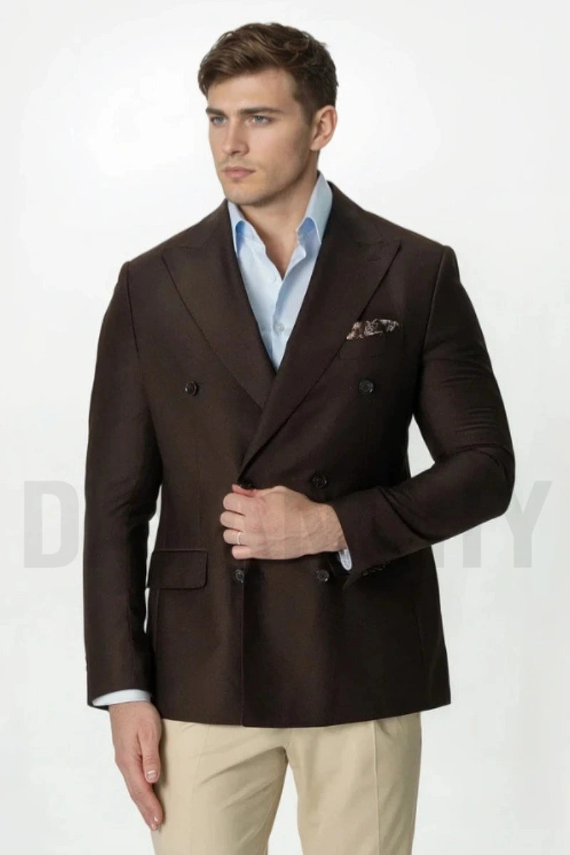 Men stylish office and business wear coat-Front