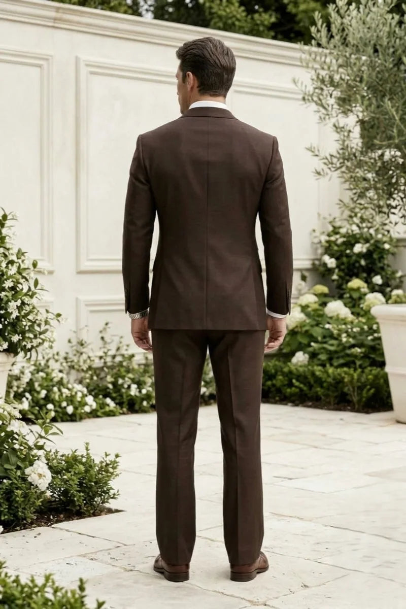 Groomsmen Classic Wedding Wear Suit – Back