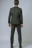 Men Tweed Grey Suit Winter Wear Suit Three Piece Grey Suit DaVanchy 