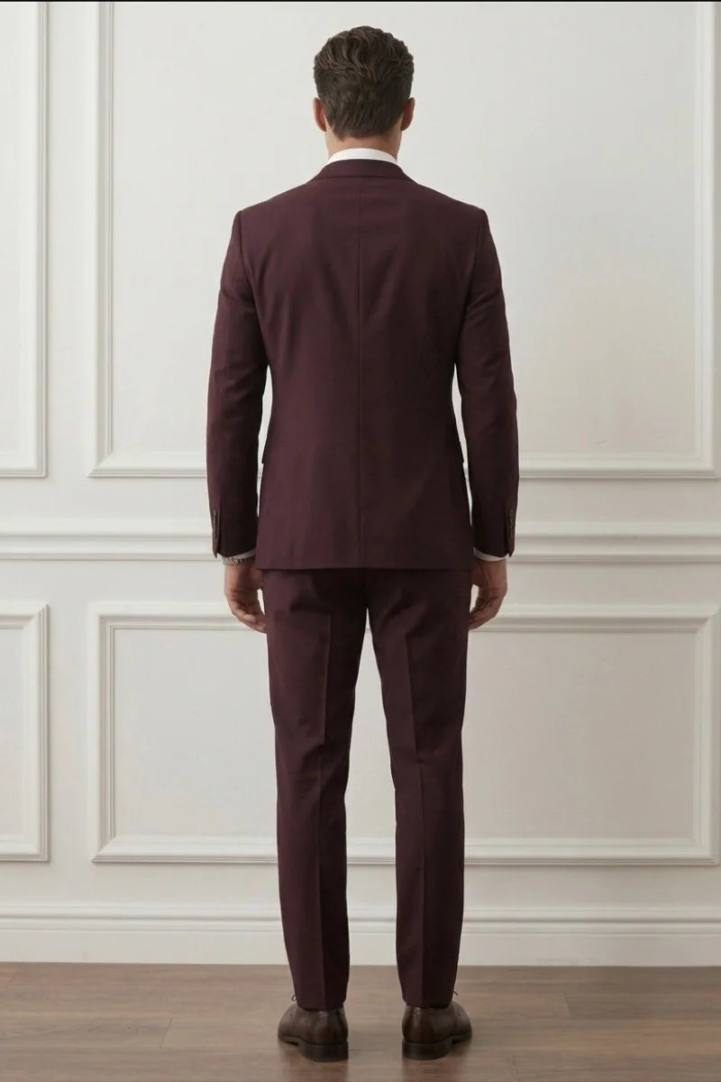 Business Tailored Formal Suit for Men – Back 