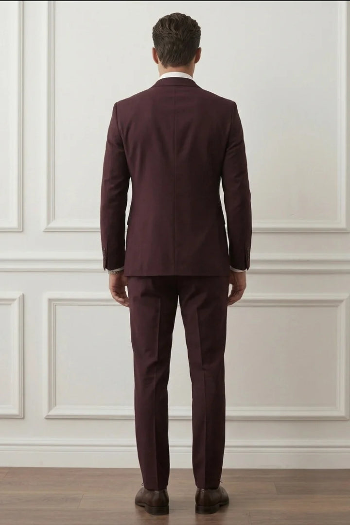 Business Tailored Formal Suit for Men – Back 