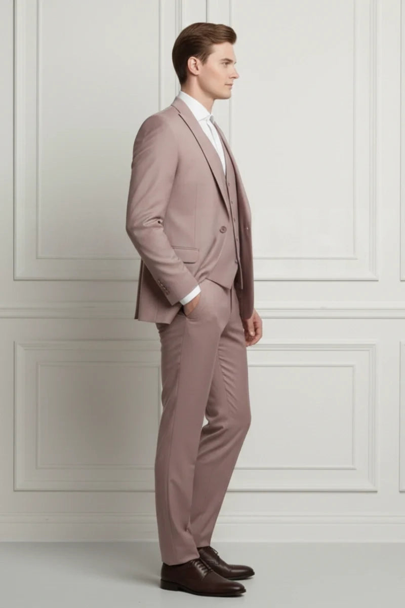 Formal Party Wear 3-Piece Suit - Side