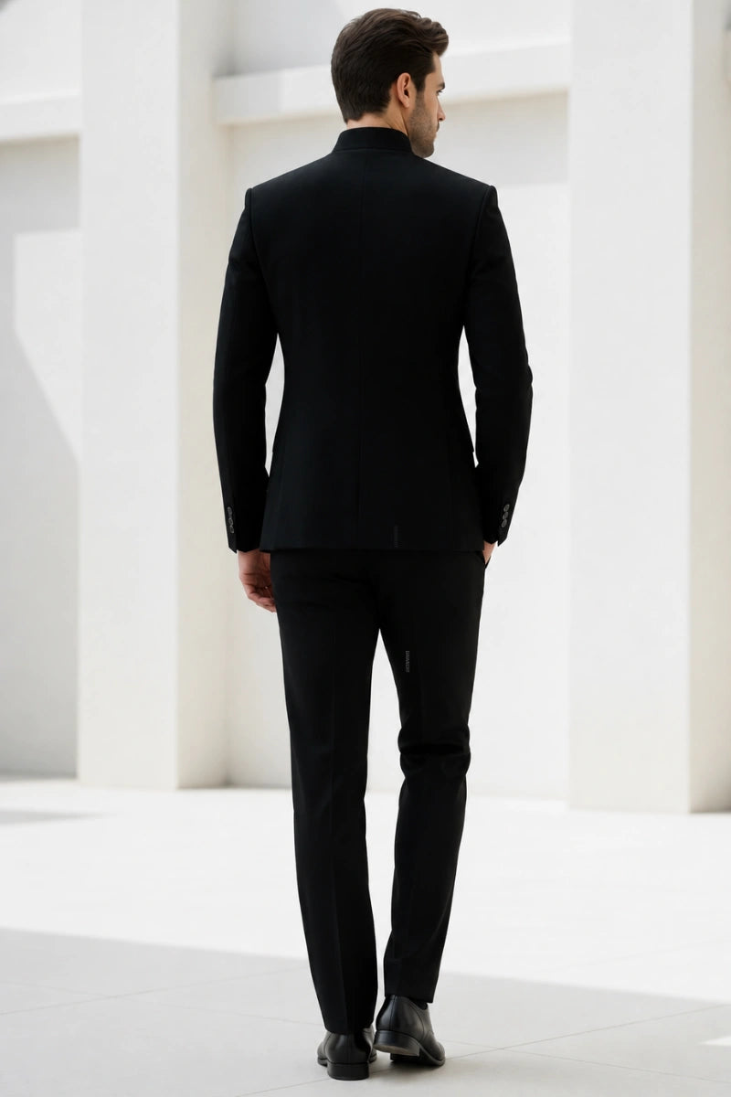 Wedding and Party Wear Designer Two Piece Suit-Back
