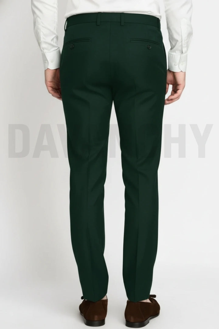 Men Stylish Formal and Office Wear Trouser-Back