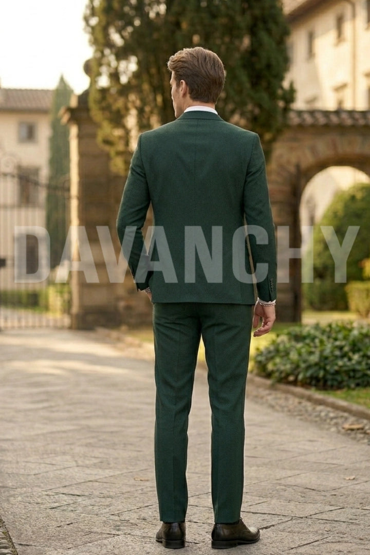 Wedding and Party Wear Three Piece Suit-Back
