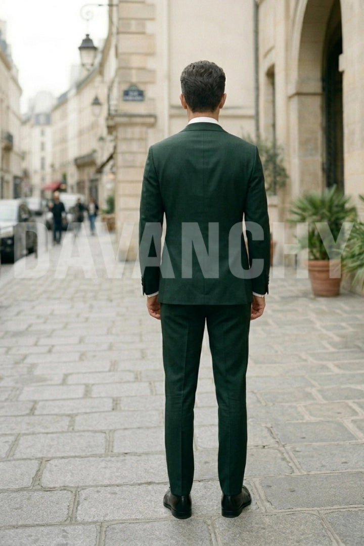 Wedding and Cocktail Wear Two Piece Suit-Back