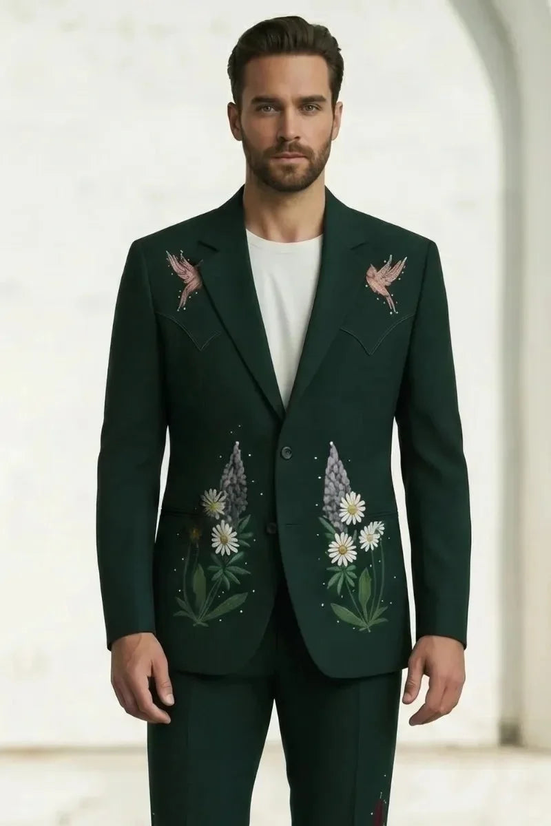 Premium designer Two Piece Suit for Men-Front