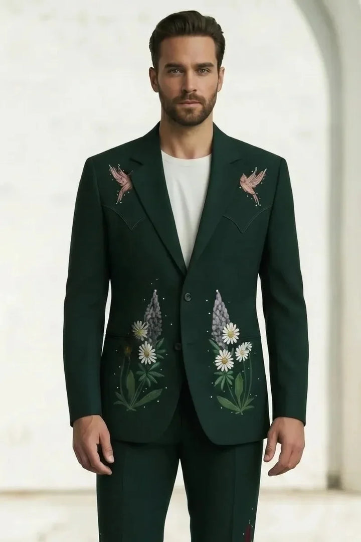 Premium designer Two Piece Suit for Men-Front