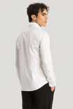 White Full Sleeve Shirt Cotton Premium Formal Tailored Dress Shirt White For Him