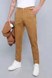 Men Golden Brown Pant By DaVanchy