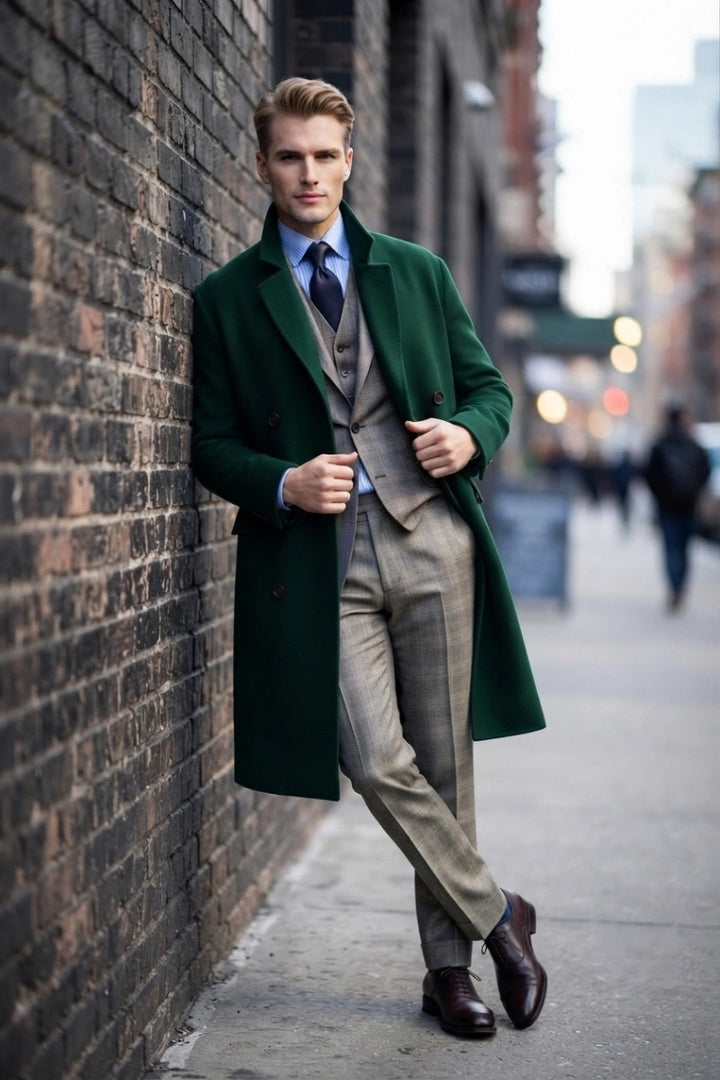 Men Winter Wear Classic Coat-Front