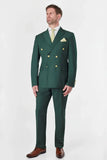 Men Wedding Suit Green Formal Suit Green Party Wear Suit Green DaVanchy 