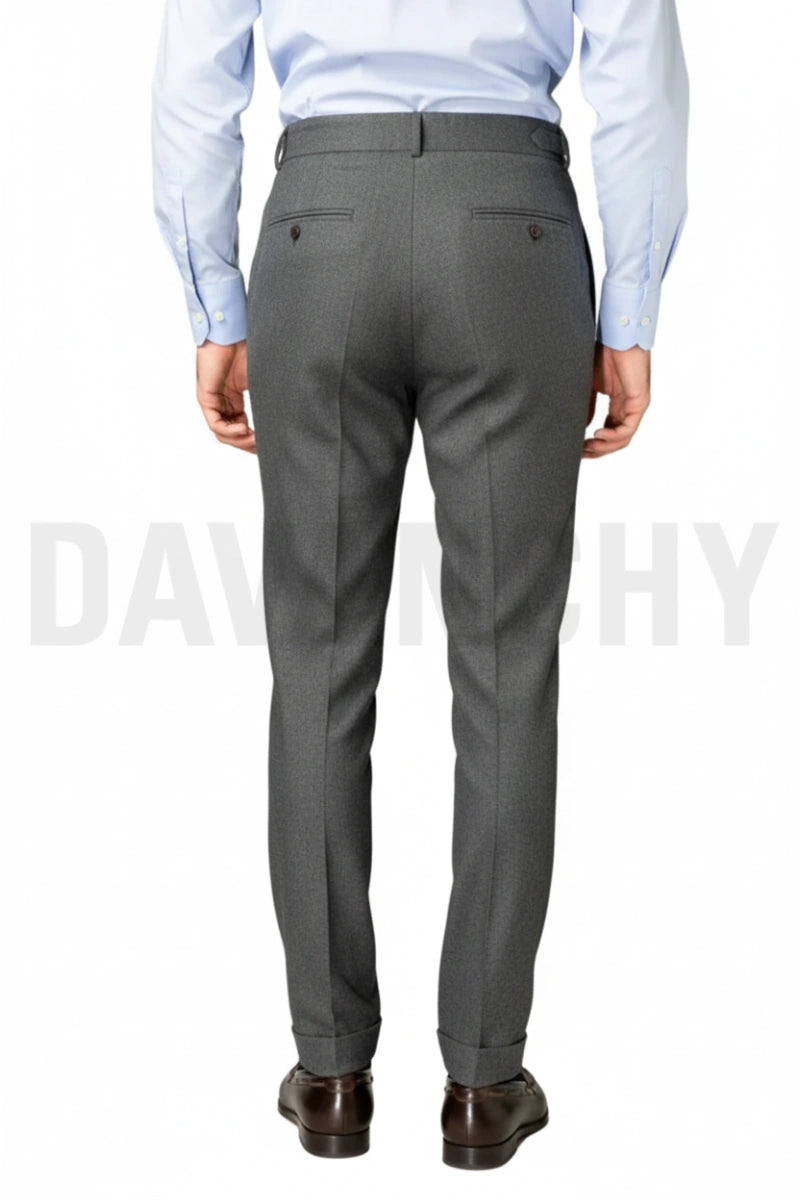 Business meetings and formal events wear stylish trousers-Back