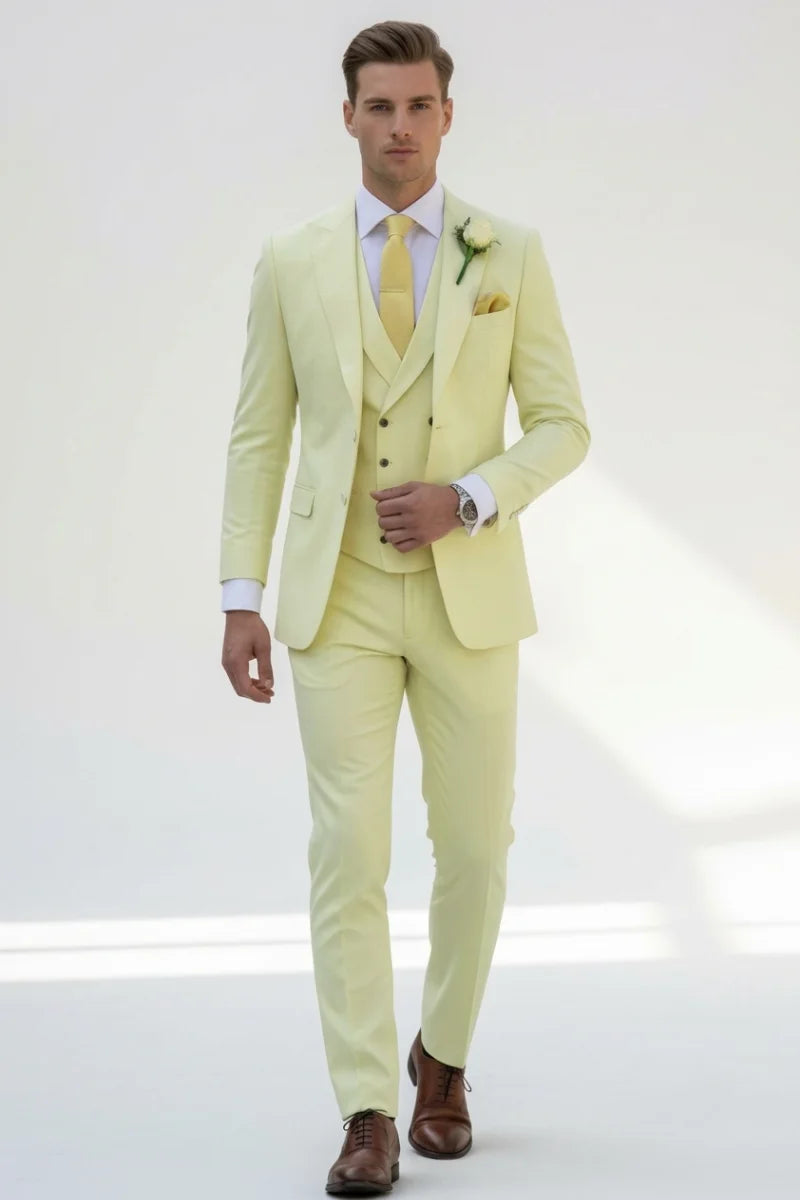 Business Tailored Formal Suit for Men's - Front