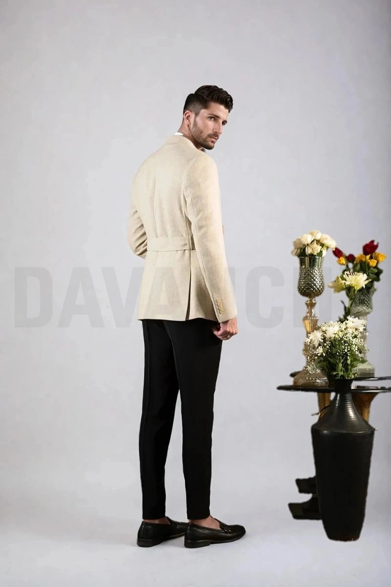 Lightweight Summer Wear Blazer for Men-Back