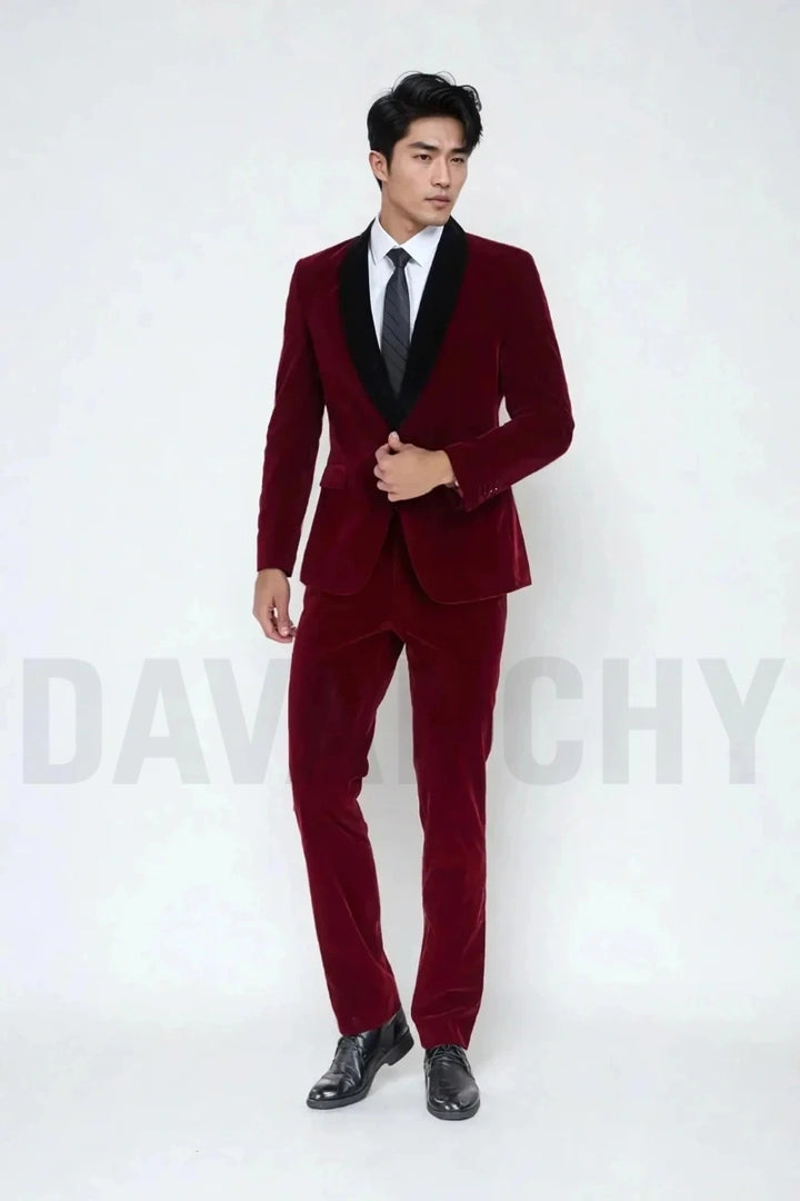 men-wine-suit-grooms-velvet-suit-wedding-party-wear-two-piece-suit