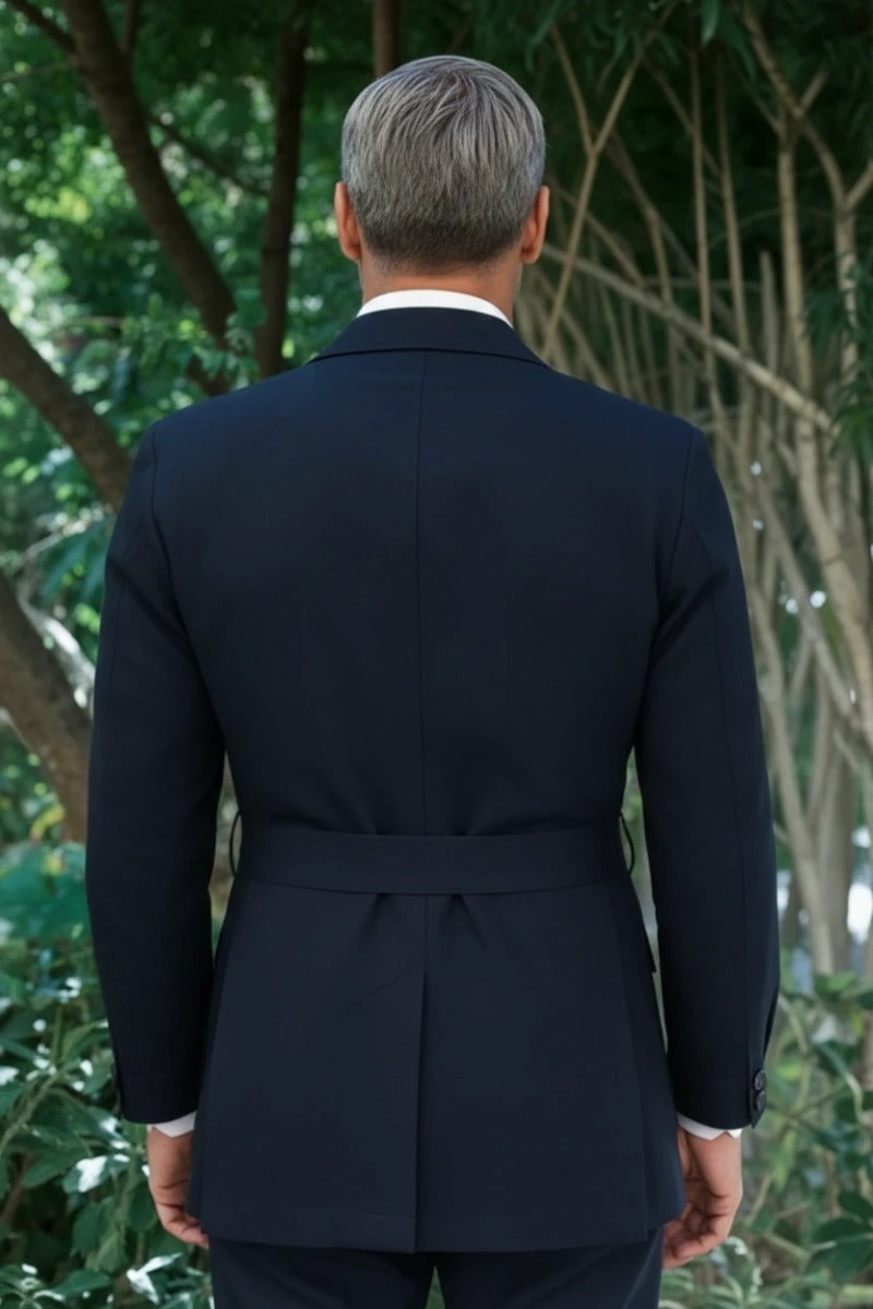 Designer Bush Coat for Men Wedding and Party Wear Outfit-Back