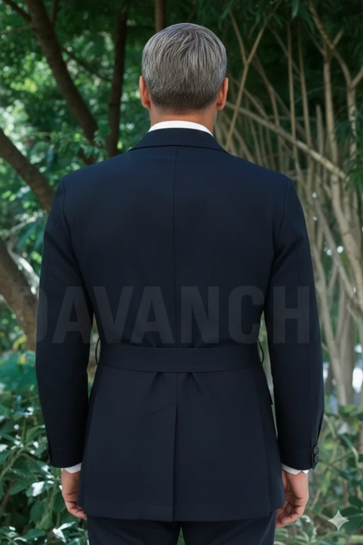 Designer Bush Coat for Men Wedding and Party Wear Outfit-Back