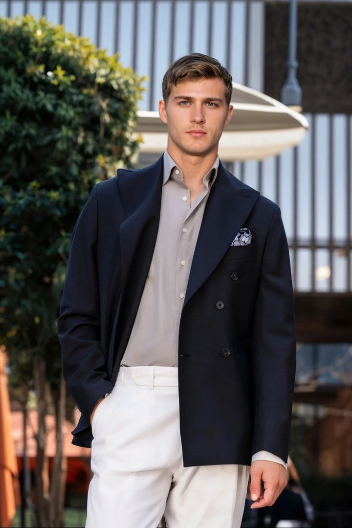 Men Stylish Coat Office and Business Wear-Front