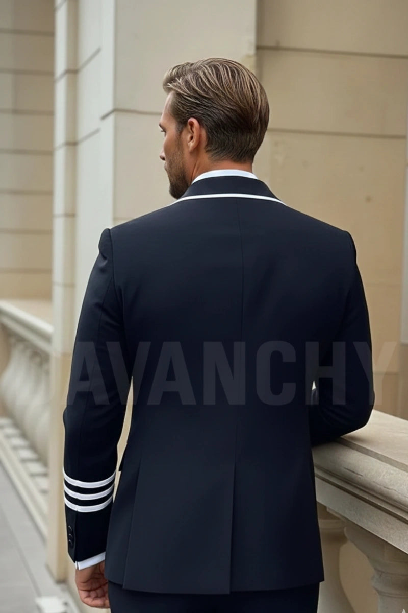 Men Stylish Formal Coat-Back