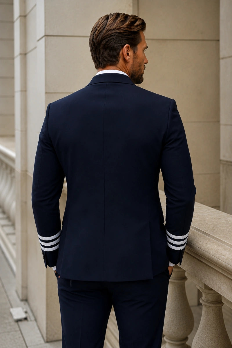 Wedding and Party Wear Classic Designer Blazer-Back